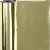Geschenkpapier, B: 50 cm, 65 g, Gold, 100 m/ 1 Rolle