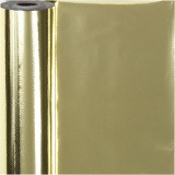 Geschenkpapier, B 50 cm, 65 g, Gold, 100 m/ 1 Rolle