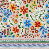 Papierservietten, Weben - Sticken, Größe 33x33 cm, 20 Stk/ 1 Pck