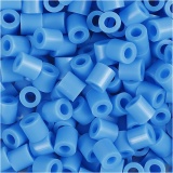 Bügelperlen, Größe 5x5 mm, Lochgröße 2,5 mm, medium, Blau (32238), 1100 Stk/ 1 Pck