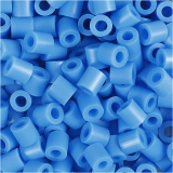 Bügelperlen, Größe 5x5 mm, Lochgröße 2,5 mm, medium, Blau (32238), 6000 Stk/ 1 Pck