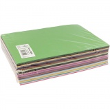Papier zum Ausschneiden - Farben Ton in Ton, A4, 130 g, 20x25 Bl. sort., 500 Bl./ 1 Pck