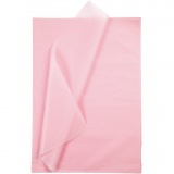 Seidenpapier, Blatt 50x70 cm, 17 g, Hellrosa, 25 Bl./ 1 Pck