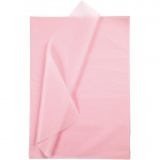 Seidenpapier, Blatt 50x70 cm, 17 g, Hellrosa, 10 Bl./ 1 Pck