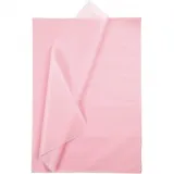 Seidenpapier, Blatt 50x70 cm, 17 g, Hellrosa, 10 Bl./ 1 Pck