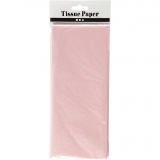 Seidenpapier, Blatt 50x70 cm, 17 g, Hellrosa, 10 Bl./ 1 Pck