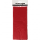 Seidenpapier, Blatt 50x70 cm, 17 g, Rot, 10 Bl./ 1 Pck