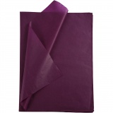 Seidenpapier, Blatt 50x70 cm, 14 g, Bordeaux, 10 Bl./ 1 Pck
