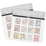 Stickerbuch, Weihnachten, Blatt 15x16,5 cm, 2x12 Bl./ 1 Pck