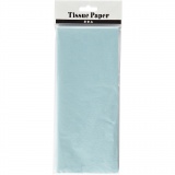 Seidenpapier, Blatt 50x70 cm, 17 g, Hellblau, 10 Bl./ 1 Pck