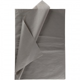 Seidenpapier, Blatt 50x70 cm, 14 g, Dunkelgrau, 10 Bl./ 1 Pck