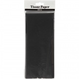 Seidenpapier, Blatt 50x70 cm, 17 g, Schwarz, 10 Bl./ 1 Pck