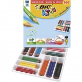 BIC Eco Evolution Buntstifte, Mine 5 mm, Sortierte Farben, 12 Stk/ 1 Pck