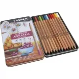 Lyra Rembrandt Aquarell-Farbstifte im Kasten, Sortierte Farben, 12 Stk/ 1 Pck