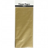Seidenpapier, Blatt 50x70 cm, 17 g, Gold, 6 Bl./ 1 Pck