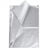 Seidenpapier, Blatt 50x70 cm, 17 g, Silber, 6 Bl./ 1 Pck