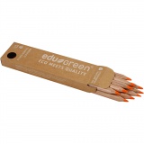 edu Green Jumbo-Buntstifte, Mine 5 mm, Orange, 10 Stk/ 1 Pck