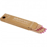 edu Green Jumbo-Buntstifte, Mine 5 mm, Rosa, 10 Stk/ 1 Pck