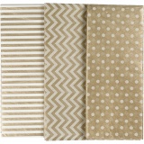 Seidenpapier, Blatt 50x70 cm, 17 g, Gold, 6 Bl./ 1 Pck