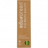 edu Green Jumbo-Buntstifte, Mine 5 mm, Hellgrün, 10 Stk/ 1 Pck