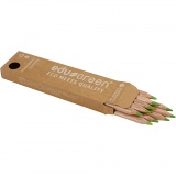 edu Green Jumbo-Buntstifte, Mine 5 mm, Hellgrün, 10 Stk/ 1 Pck