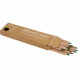 edu Green Jumbo-Buntstifte, Mine 5 mm, Grün, 10 Stk/ 1 Pck
