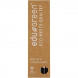 edu Green Jumbo-Buntstifte, Mine 5 mm, Schwarz, 10 Stk/ 1 Pck