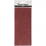 Seidenpapier, Blatt 50x70 cm, 14 g, Rot, 6 Bl./ 1 Pck