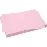 Karton, Blatt 50x70 cm, Größe 50x70 cm, 270 g, Hellpink, 100 Bl./ 1 Pck