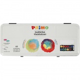PRIMO Wasserfarben, D 30 mm, Sortierte Farben, 12 Stk/ 1 Pck