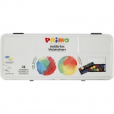 PRIMO Wasserfarben, D 30 mm, Sortierte Farben, 2x12 Stk/ 1 Pck