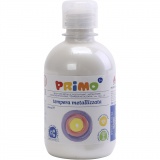 Temperafarbe Metallic, Weiß, 300 ml/ 1 Pck