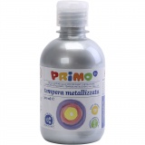 Temperafarbe Metallic, Silber, 300 ml/ 1 Pck