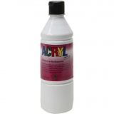 Acrylfarbe, Weiß, 500 ml/ 1 Fl.