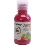 PRIMO Acrylfarbe in ausgezeichneter Qualität, Primärrot, 125 ml/ 1 Fl.