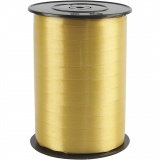 Kräuselband, B 10 mm, Glänzend, Gold, 250 m/ 1 Rolle