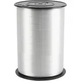 Kräuselband, B 10 mm, Glänzend, Silber, 250 m/ 1 Rolle
