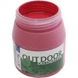 Outdoor-Farbe, seidenmatte, Primärrot, 250 ml/ 1 Fl.