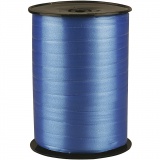 Kräuselband, B 10 mm, Glänzend, Blau, 250 m/ 1 Rolle