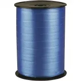 Kräuselband, B 10 mm, Glänzend, Blau, 250 m/ 1 Rolle