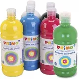 Temperafarbe Matt, Matt, Standard-Farben, 12x1000 ml/ 1 Pck