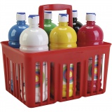 Temperafarbe Matt, Matt, Sortierte Farben, 6x1000 ml/ 1 Pck