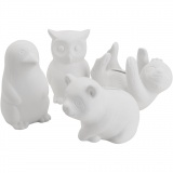 Behälter für Figurenmünzen, Tiere, Größe 8,5-11 cm, Inhalt kann variieren , 4x6 Stk/ 1 Pck