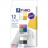 FIMO® Effect , Sortierte Farben, 12x25 g/ 1 Pck
