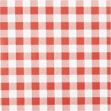 Wachstuch, Karo, B 140 cm, Rot, Weiß, 20 m/ 1 Rolle