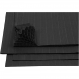 Harmonika-Papier, Blatt 28x17,8 cm, Schwarz, 8 Bl./ 1 Pck
