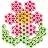 NABBI BioBeads Steckplatte, Stern, Größe 9,8x9,8 cm, medium, 1 Stk