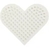 NABBI BioBeads Steckplatte, Kleines Herz, Größe 7x8,5 cm, medium, 1 Stk