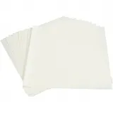 Leichtes, helles Papier, Blatt 30x30 cm, 80 g, Weiß, 12 Bl./ 1 Pck