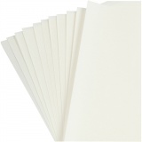 Leichtes, helles Papier, Blatt 30x30 cm, 80 g, Weiß, 12 Bl./ 1 Pck